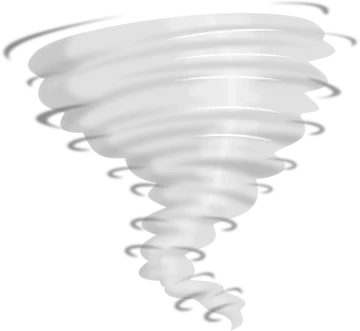 a tornado shaped object on a white background