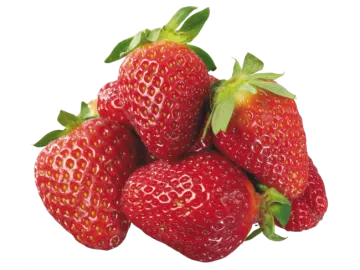 a bunch of strawberries