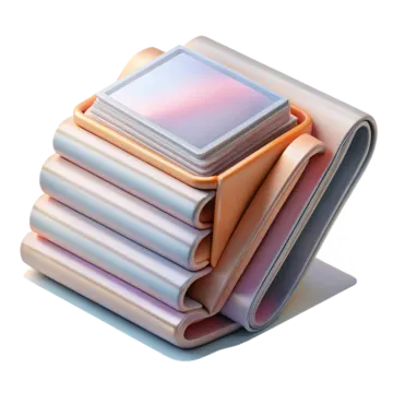 a stack of books with an iphone on top