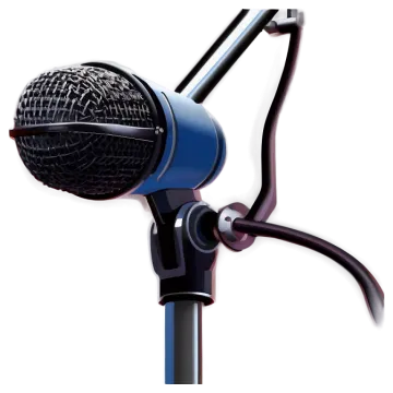 a microphone on a white background