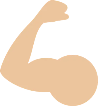 a man's arm showing his muscles