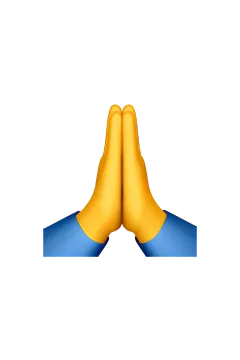 a pair of hands in the shape of a heart