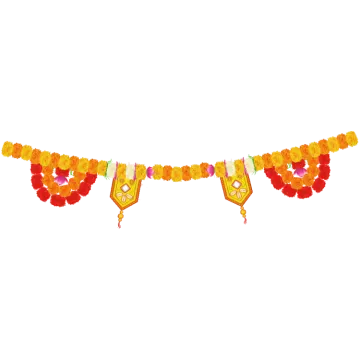 a bunch of fruit hanging on a string