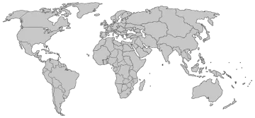 a map of the world