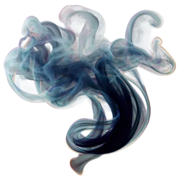 blue and white smoke