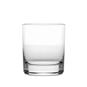 a shot glass on a white background