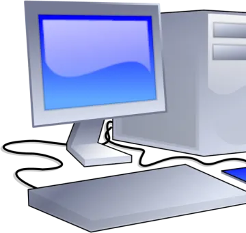 an image of a computer and mouse