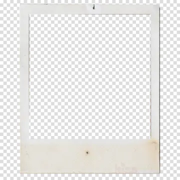 a white picture frame on a transparent background