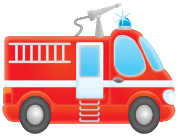 a red fire truck