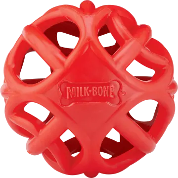 a red ball with the word mik one on it