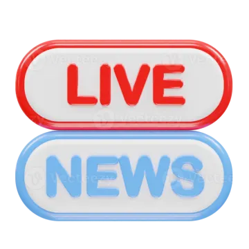 live and news buttons