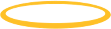 a yellow ring on a white background
