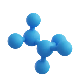 an image of three blue spheres