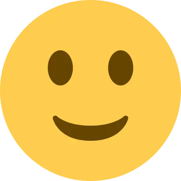 a smiley face with a smile on it