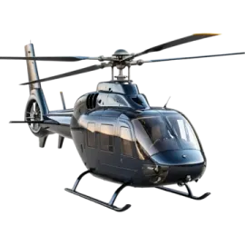 a black helicopter on a white background