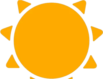 an orange sun icon
