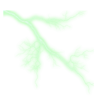 lightning on a white background