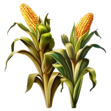 two ears of corn
