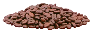a pile of coffee beans