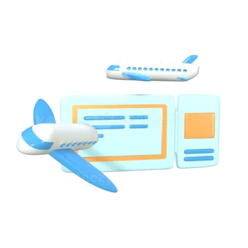 an airplane is flying over a credit card