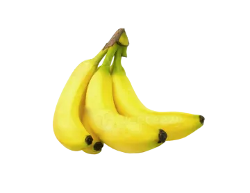 a bunch of bananas on a white background
