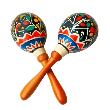 a pair of maraos on a white background