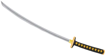 a sword on a white background