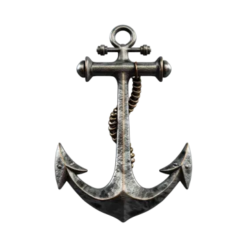 an anchor on a white background