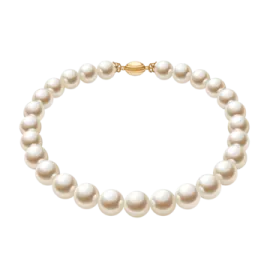 a cultured pearl necklace