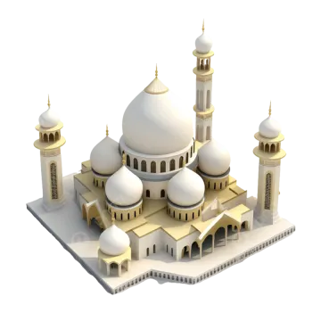 3d model of a mosque