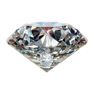 a diamond on a white background