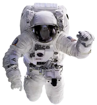 a man in an astronaut suit and helmet