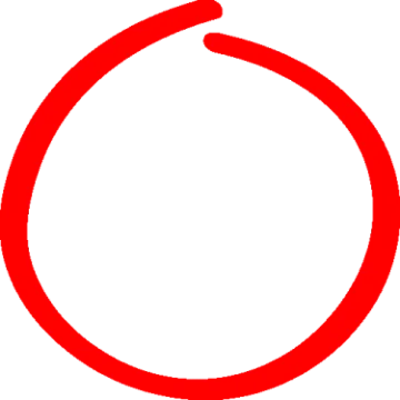 a black and white circle on a white background