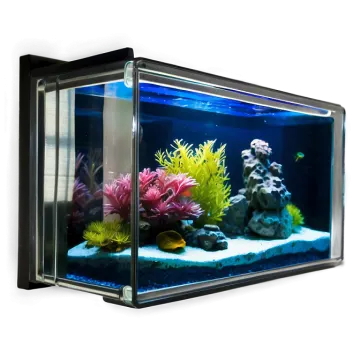 a fish tank with an aquarium in it