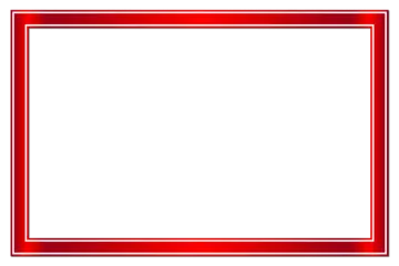 a red frame on a white background