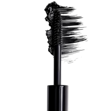 a mascara brush on a white background