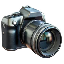 a digital camera on a white background