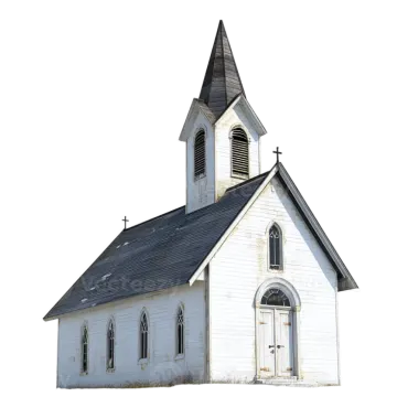 an old white church