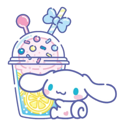 a cartoon character sleeping next to a cup of ice