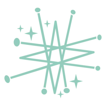 a white and green logo with the letter w on it