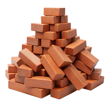 a pile of bricks