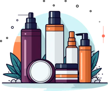 a bunch of different types of skin care products