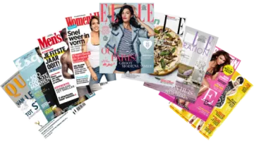 a pile of magazines