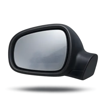 a side view mirror on a white background