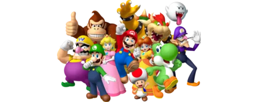 a group of nintendo characters