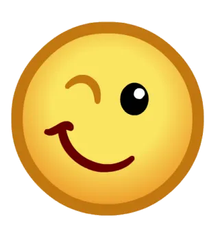 a smiley face with a smile