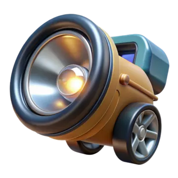 an image of a speaker on a white background