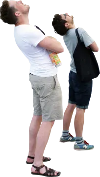 a man in a white t - shirt