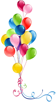 a bunch of colorful balloons