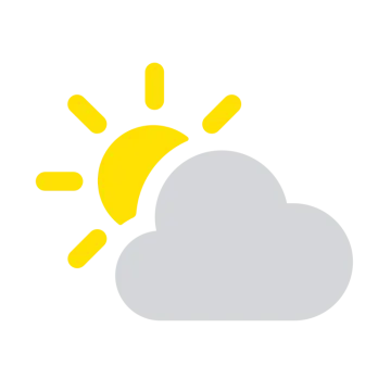 a cloud with the sun behind it